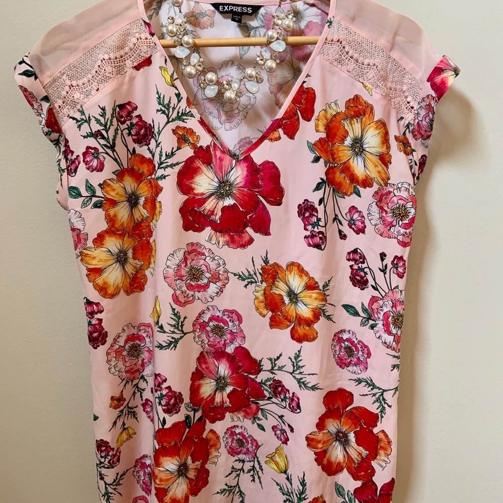 Light Pink Floral Top
